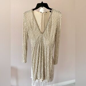 Beaded mini dress. Size small.
